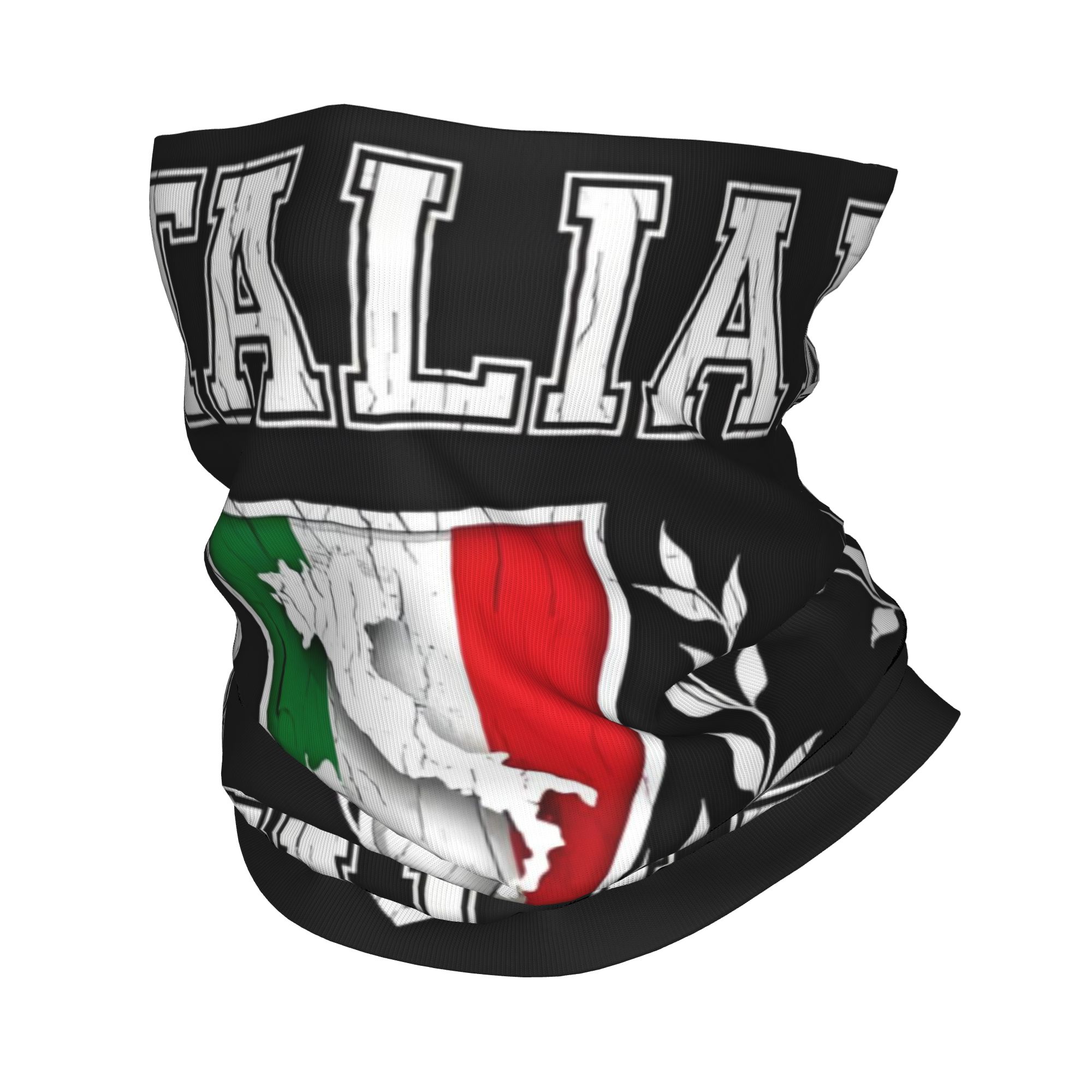 Neck Gaiter Face Cover - Bandana con bandera de Italia personalizada,