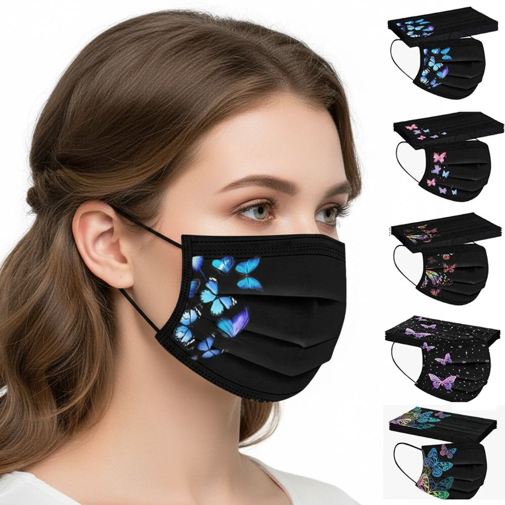Cloth Face Mask Washable - Mascarilla facial desechable con estampado de
