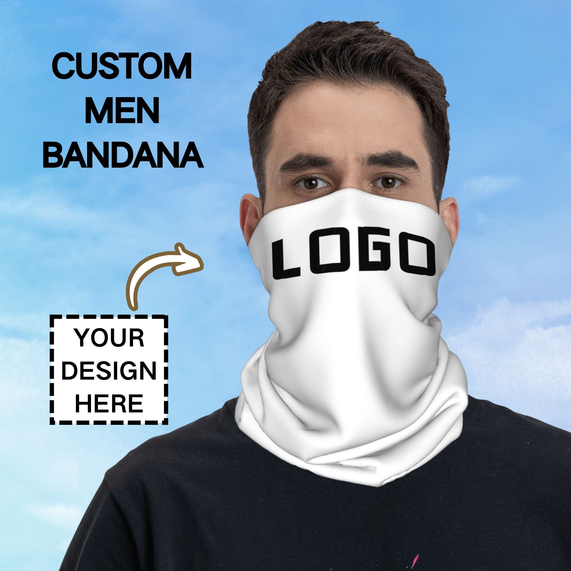 Braga de cuello sin costuras c - Neck Gaiter Face Cover reseña y precio