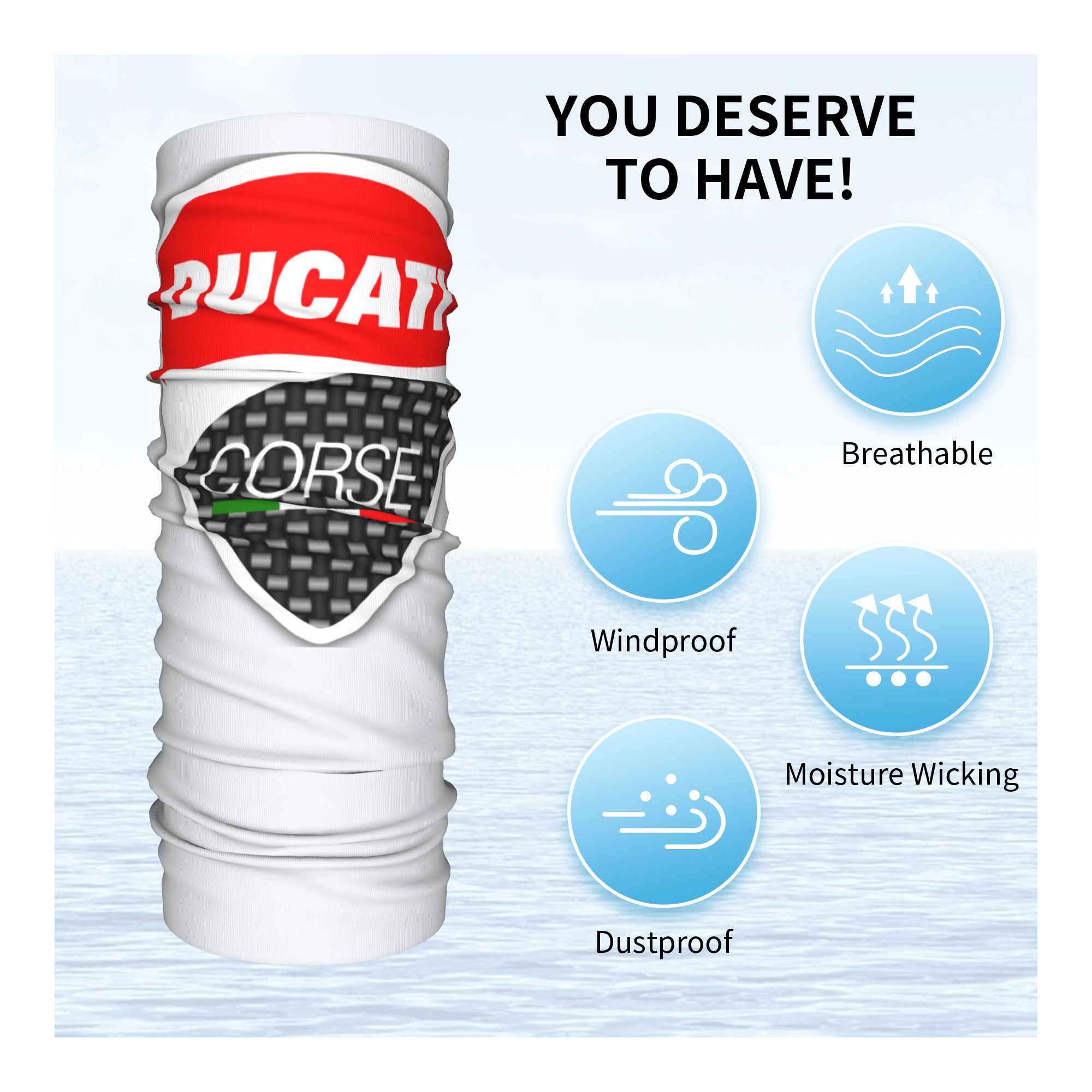 Balaclava Tubular Personalizad - Neck Gaiter Face Cover reseña y precio