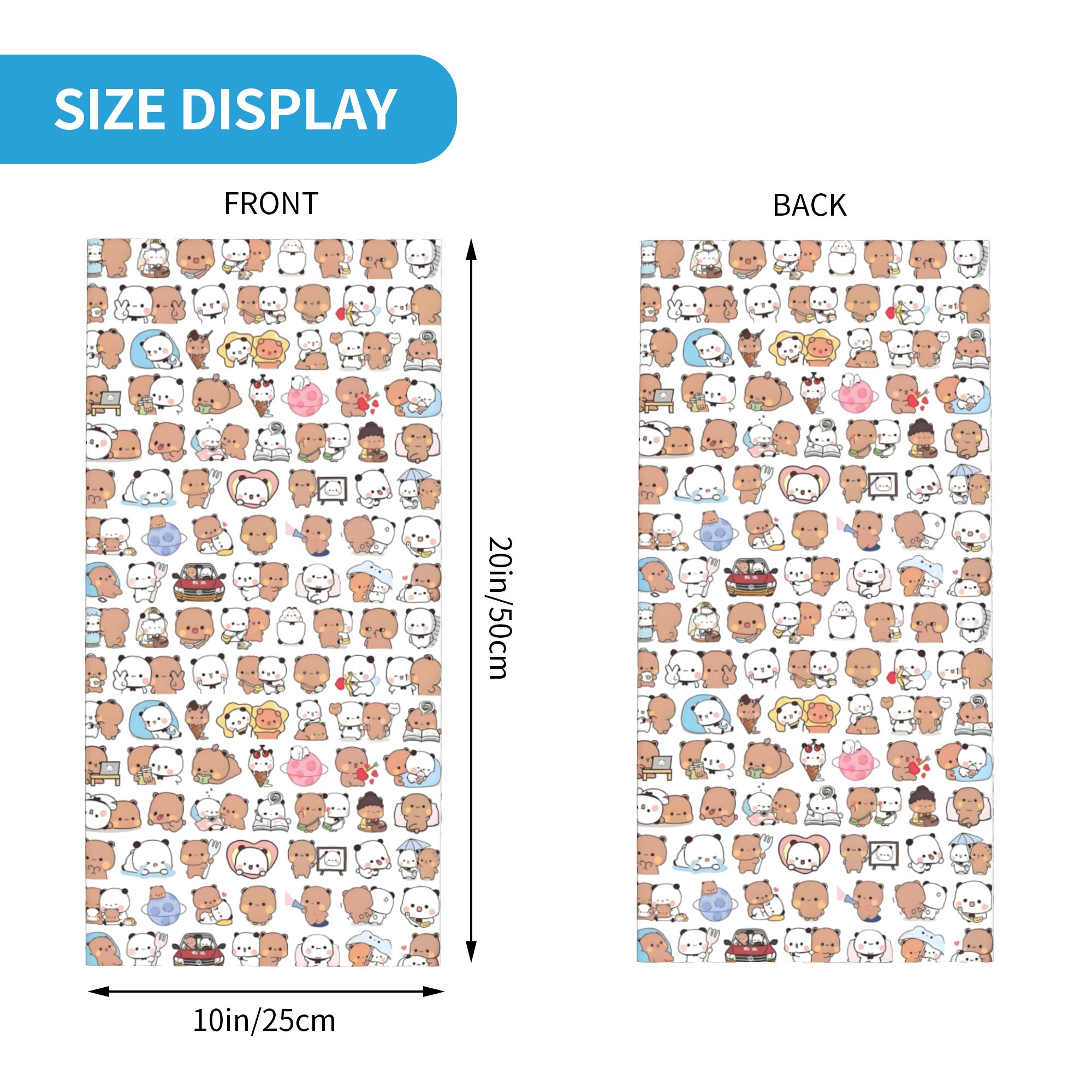 Pañuelo personalizado con dibu - Neck Gaiter Face Cover reseña y precio