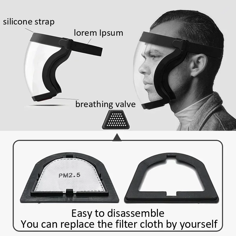 Máscara de protección facial c - Anti Pollution Mask reseña y precio
