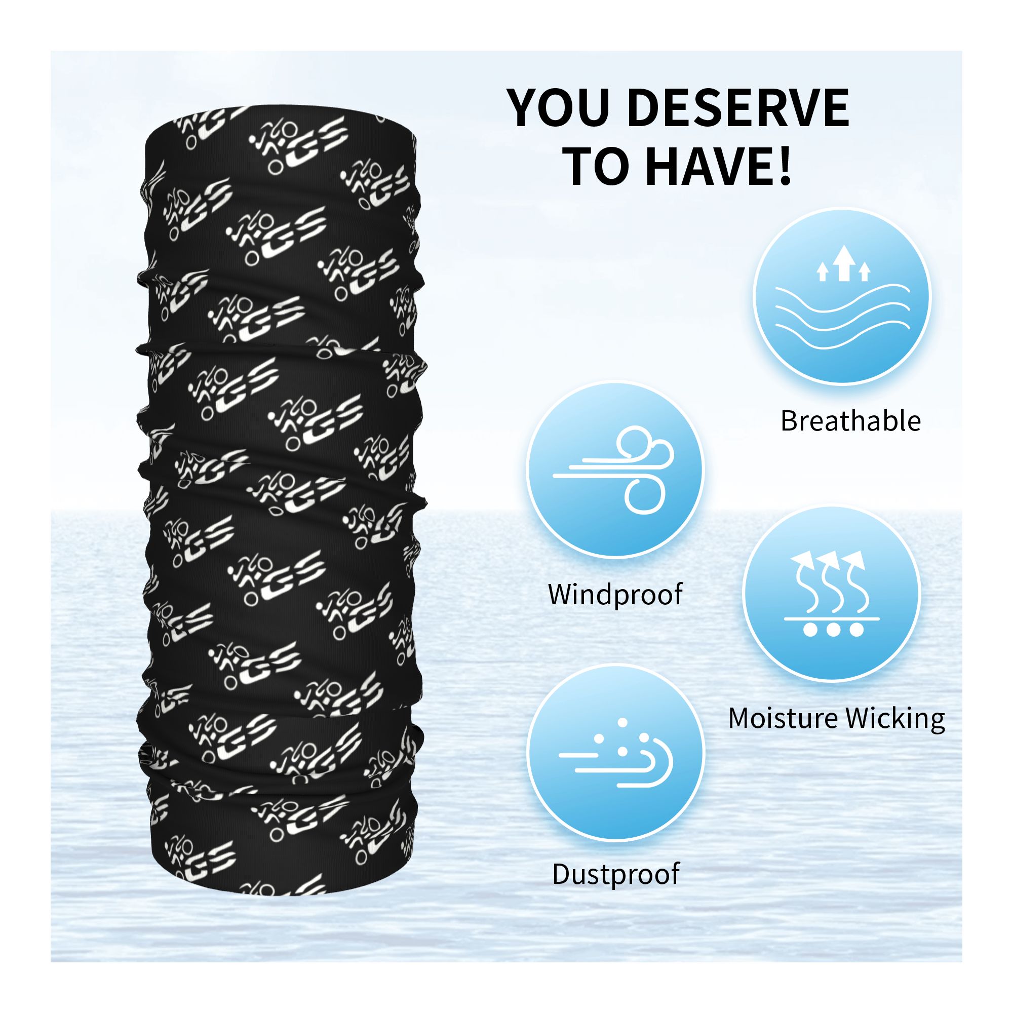 Braga de cuello personalizada  - Neck Gaiter Face Cover reseña y precio