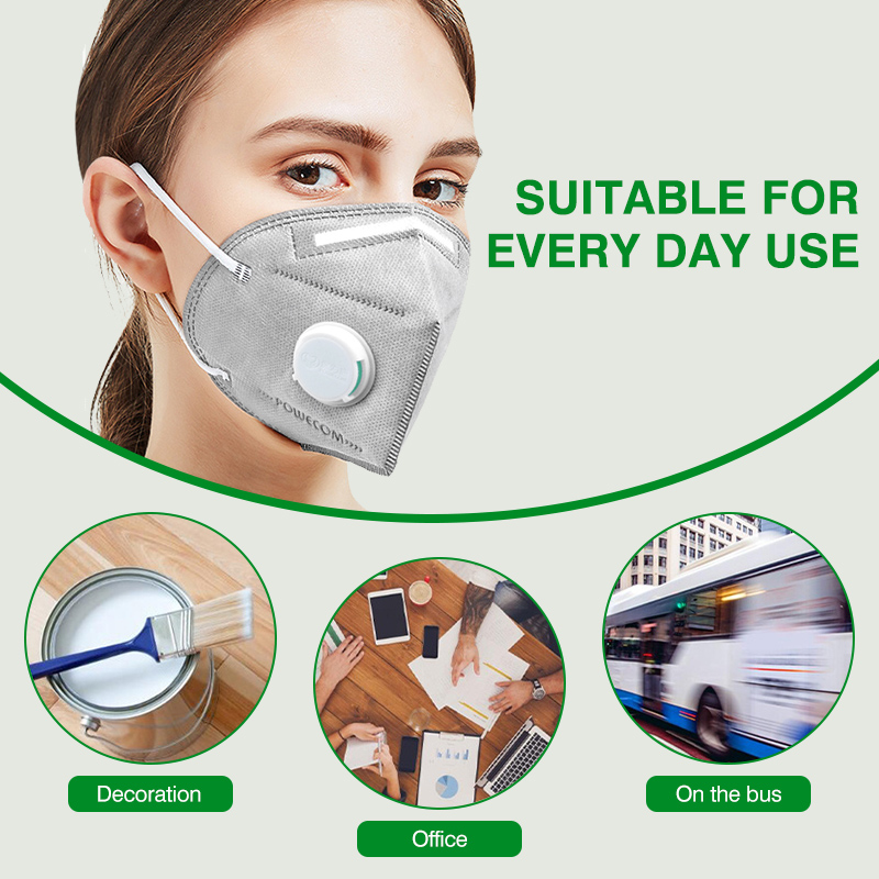 Mascarillas POWECOM KN95 con C - Cloth Face Mask Washable reseña y precio