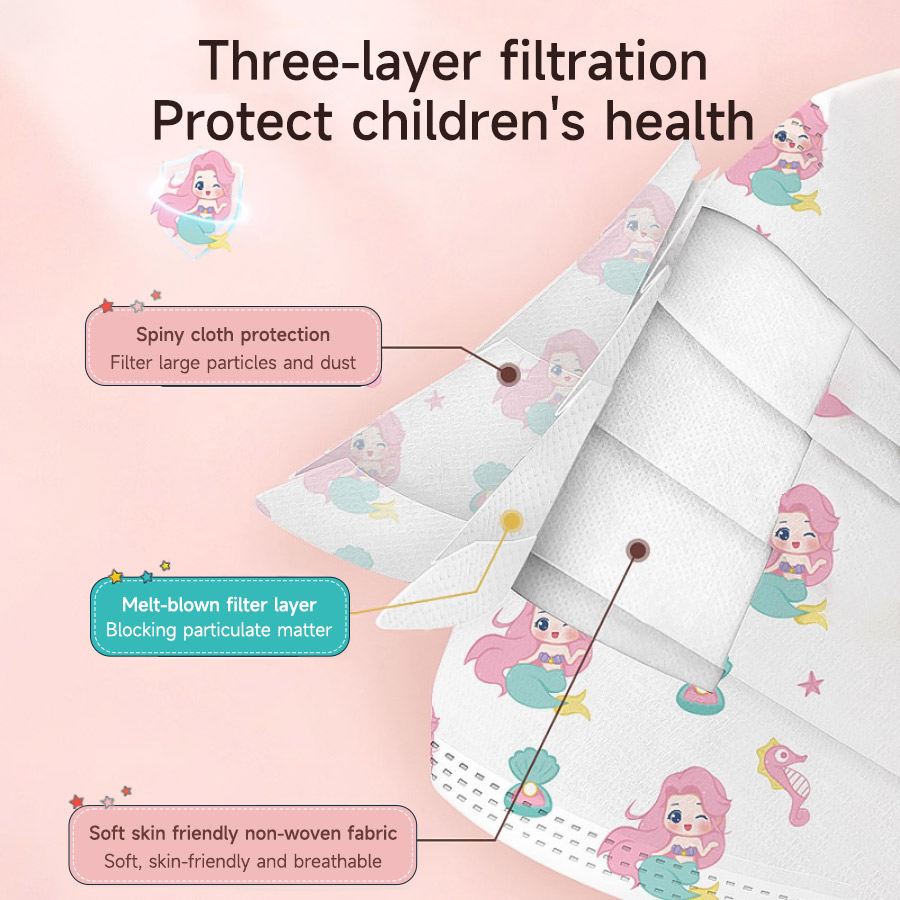 30 Uds. Mascarilla facial 3D d - Kids Face Mask reseña y precio