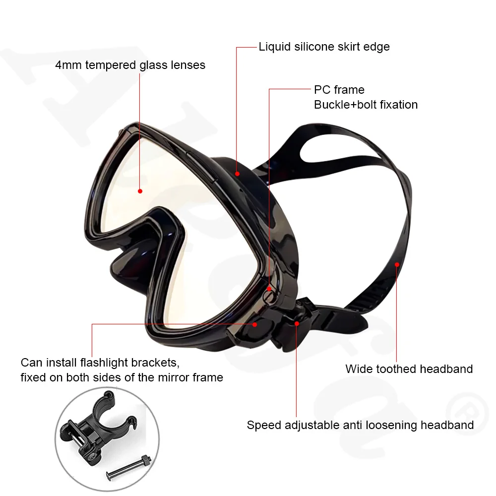 Máscara de Buceo con Soporte p - Silicone Mask Bracket reseña y precio
